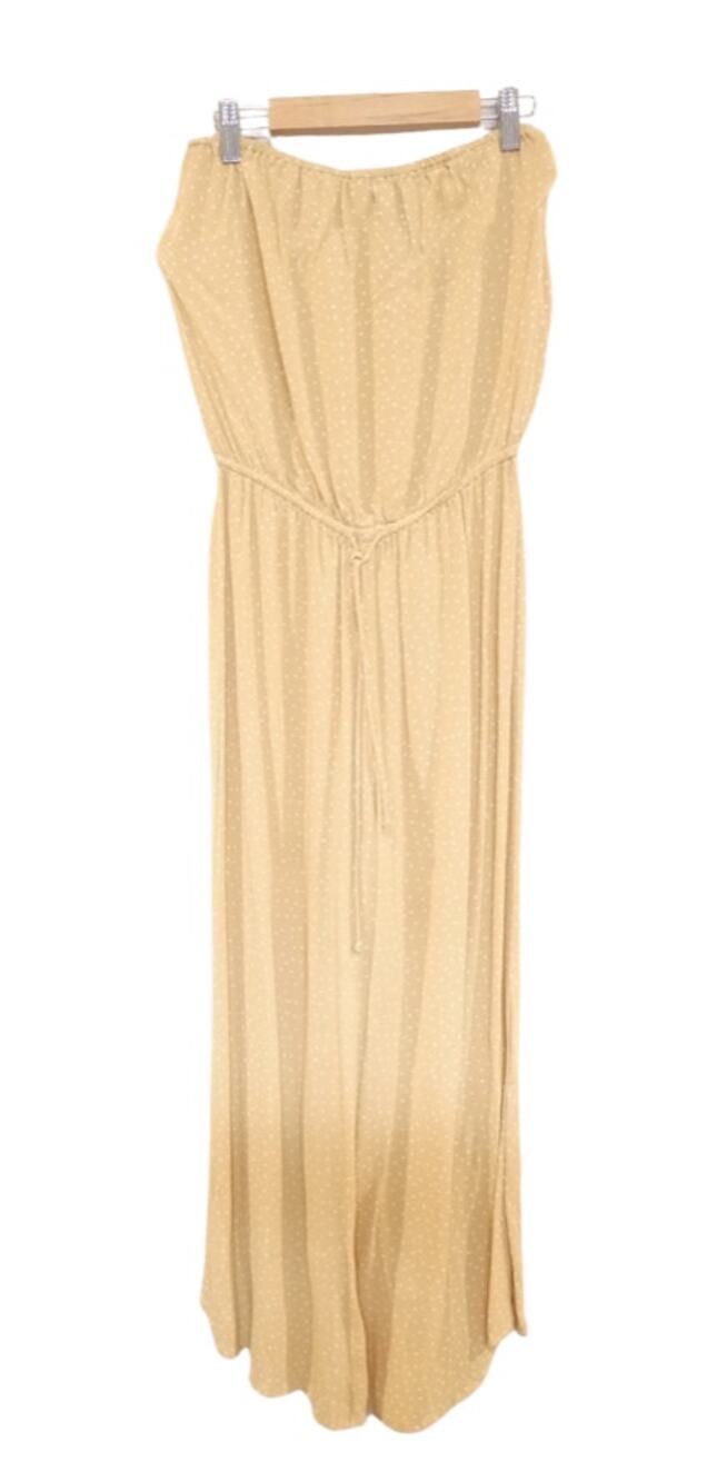 Blue Life Yellow strapless jumpsuit
